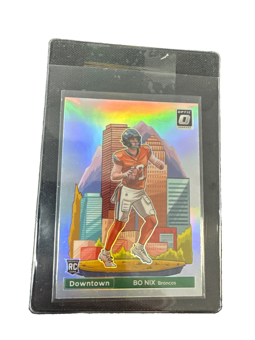 2024 Panini Donruss Optic - Downtown! Bo Nix #19 (RC)