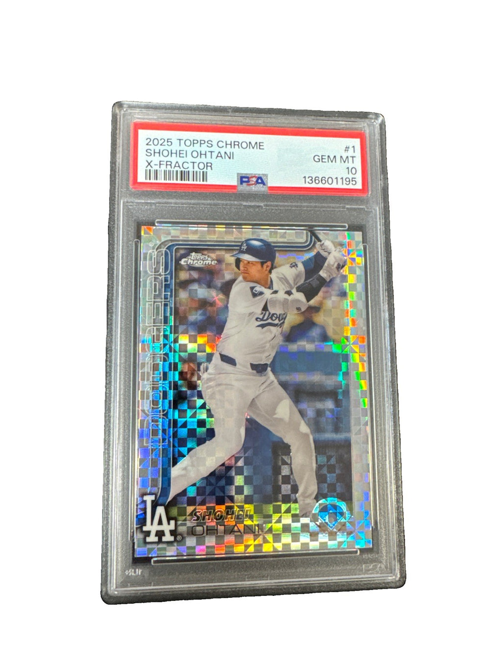 2025 Topps Chrome - Shohei Ohtani #1 X-Fractor PSA 10