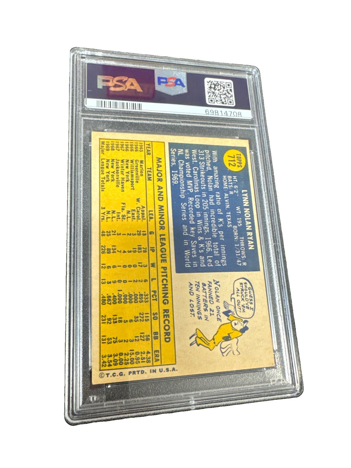 1970 Topps - Nolan Ryan #712