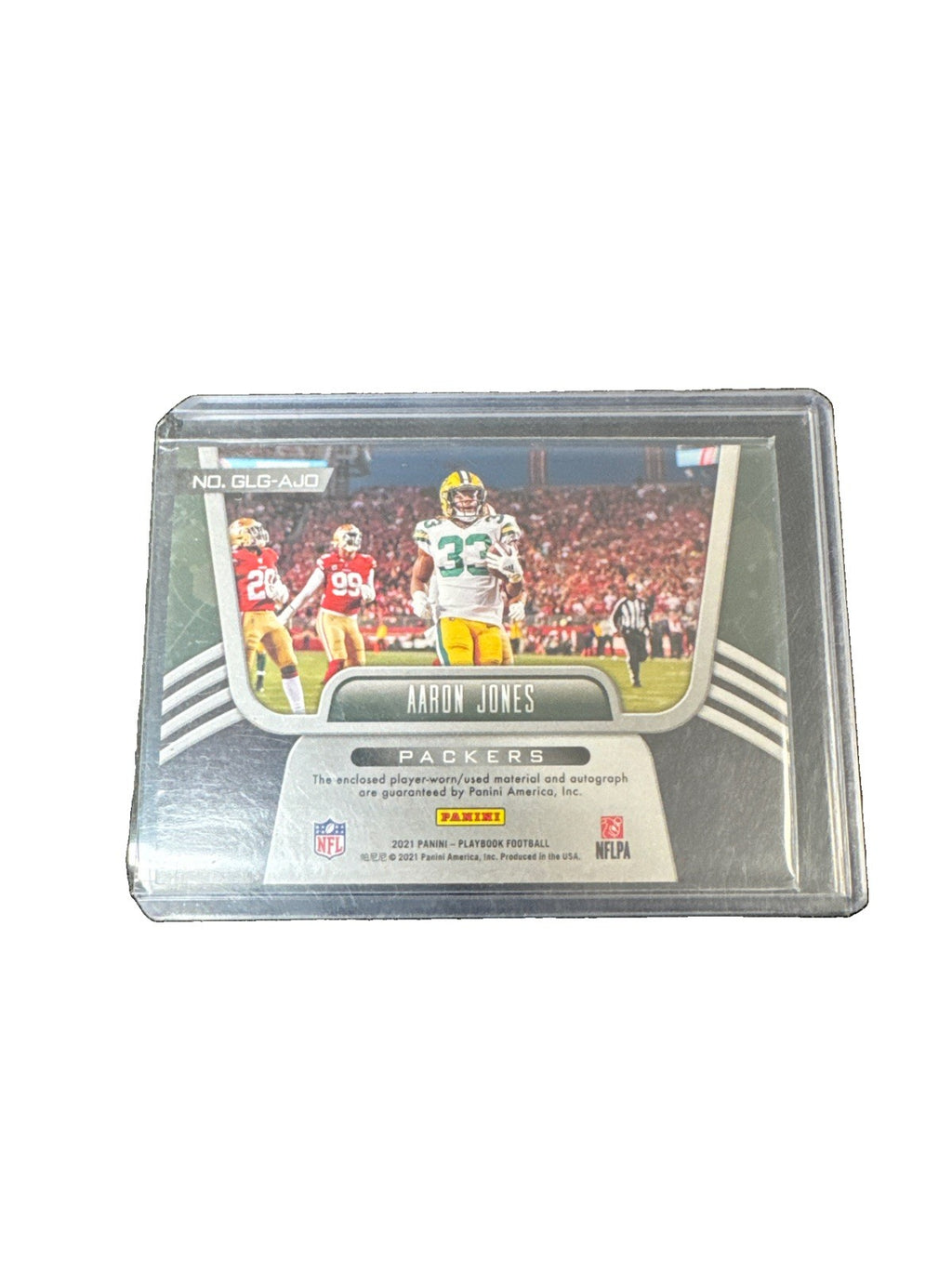 2021 Panini Aaron Jones Patch Auto /49