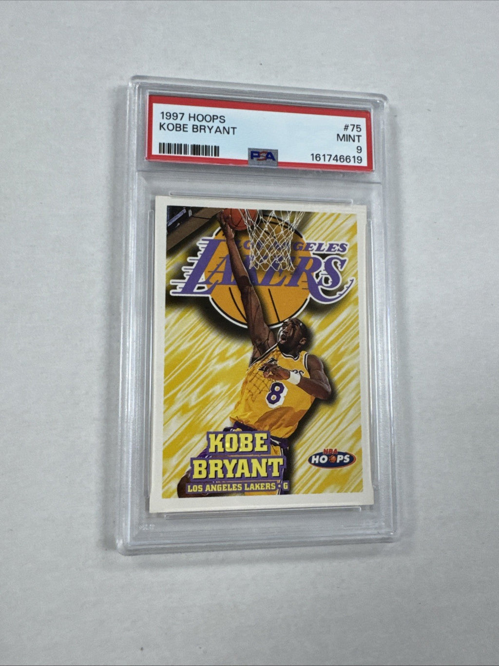 1997-98 NBA Hoops - Kobe Bryant #75 PSA 9