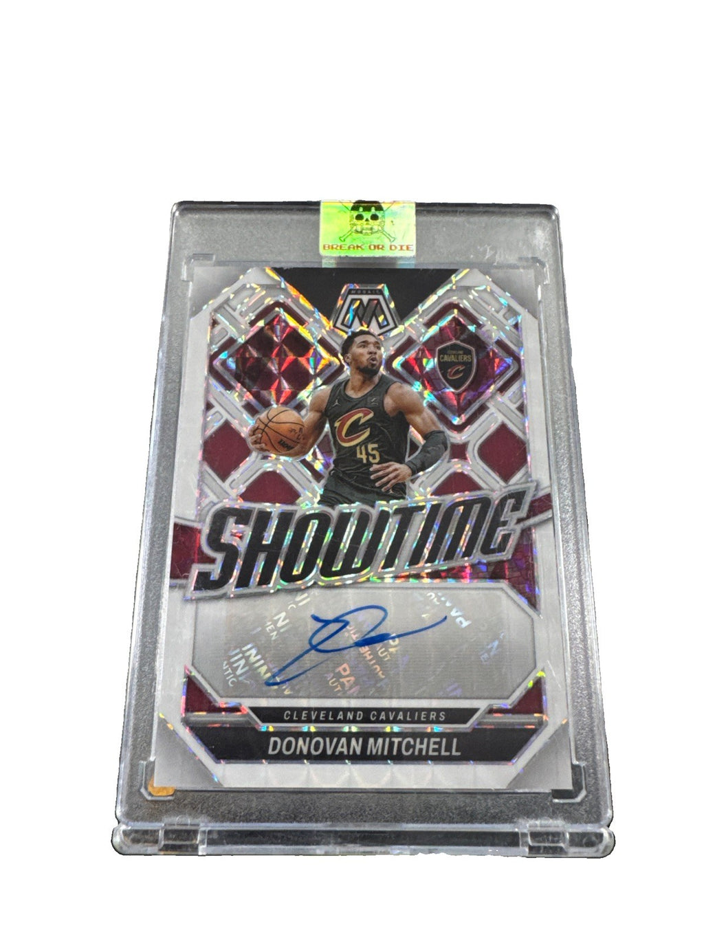 2023-2024 Panini Mosaic Showtime Donovan Mitchell /15 Autograph