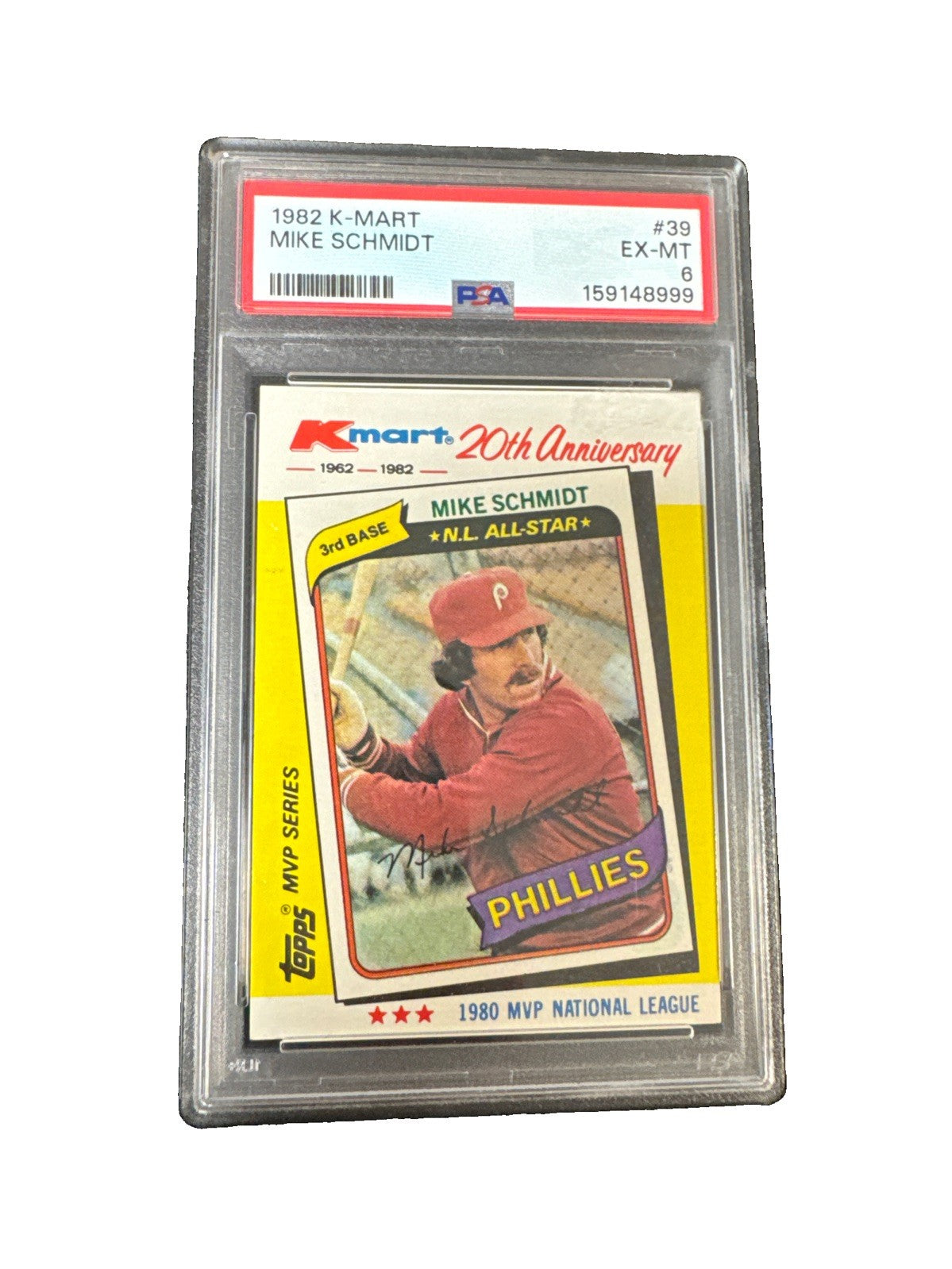 1982 Topps Kmart MVP Series - Mike Schmidt #39