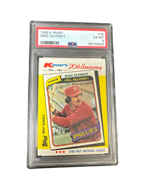 1982 Topps Kmart MVP Series - Mike Schmidt #39