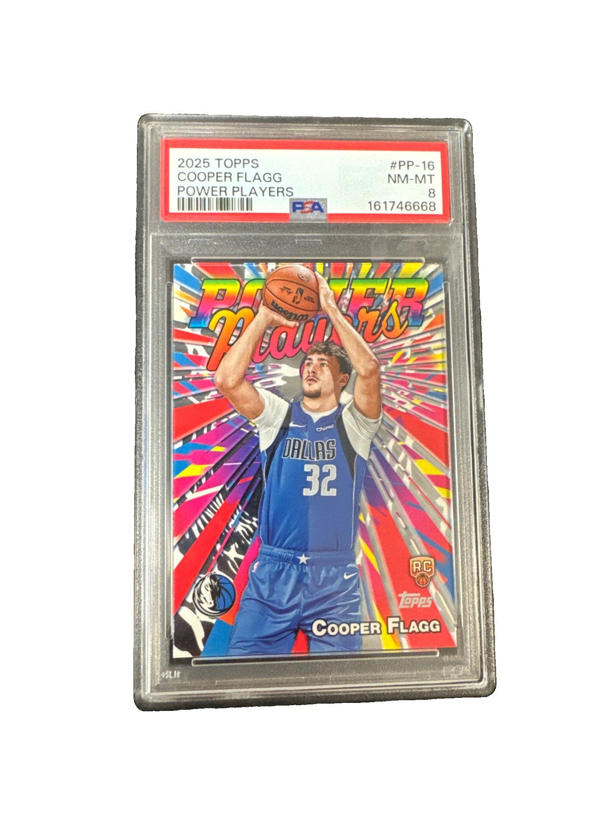 2025-26 Topps - Power Players Cooper Flagg #PP-16 (RC) PSA 8