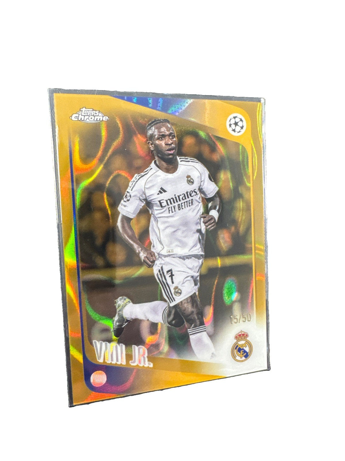 2026 Topps Chrome Vini Jr. /50 Gold Refractor