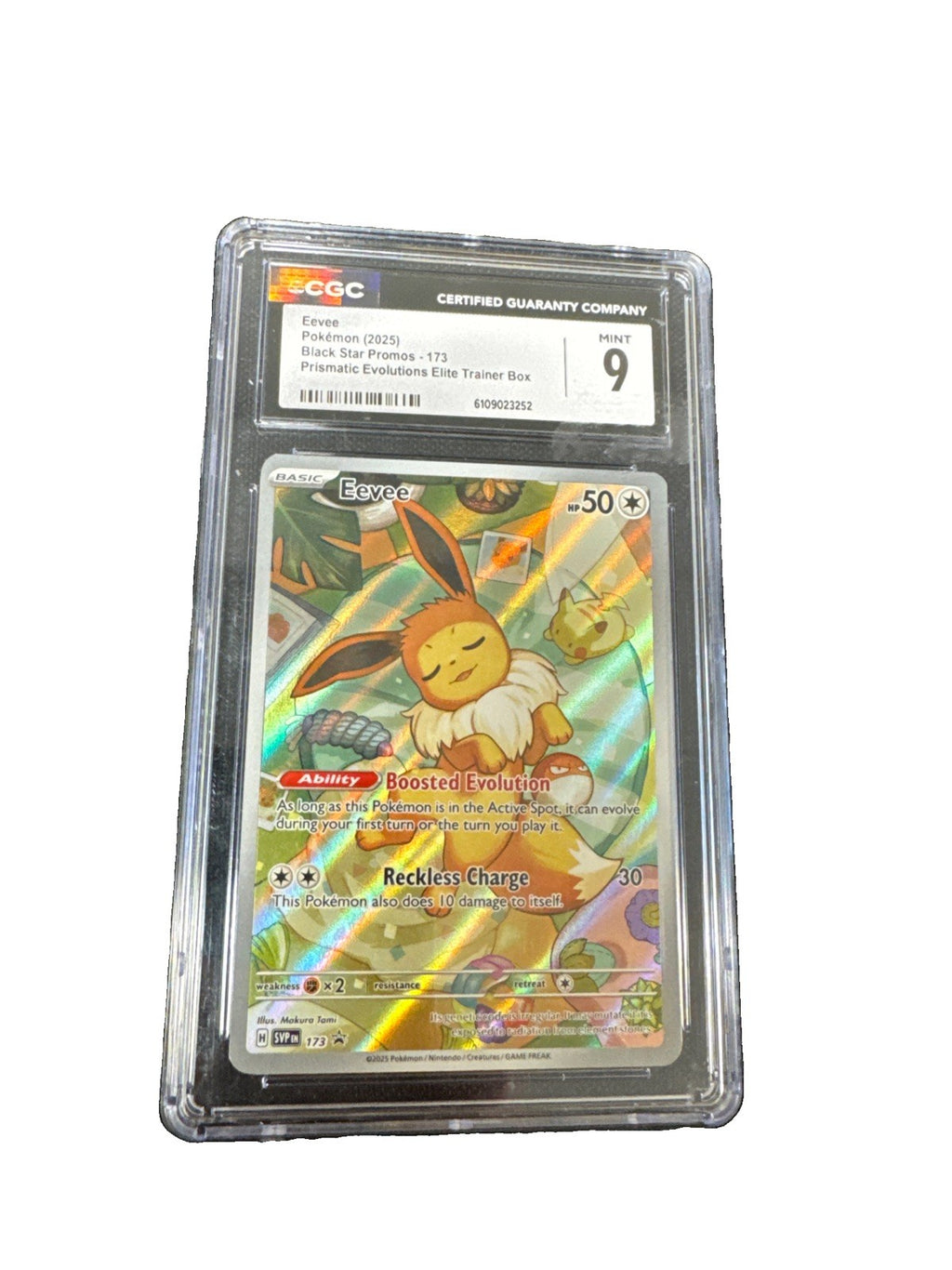 Eevee 173 Sv: Scarlet & Violet Promo Cards Holo CGC 9