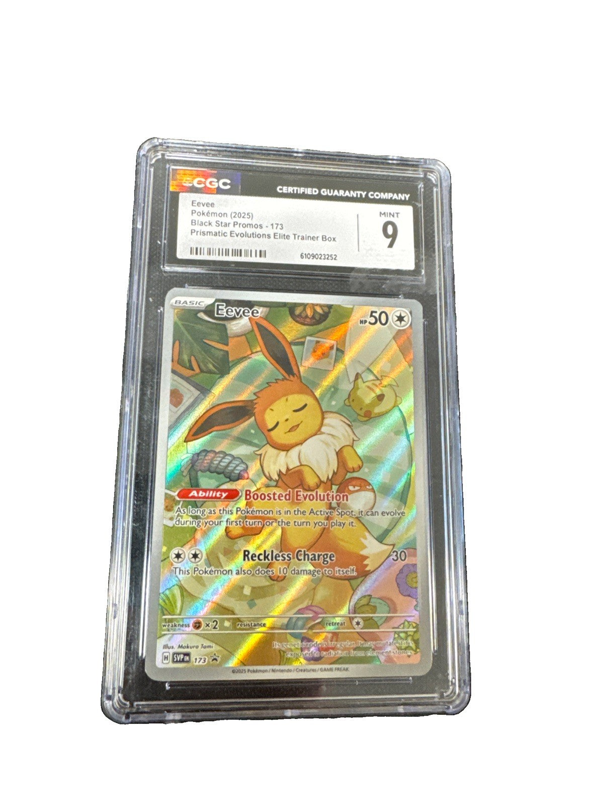 Eevee 173 Sv: Scarlet & Violet Promo Cards Holo CGC 9