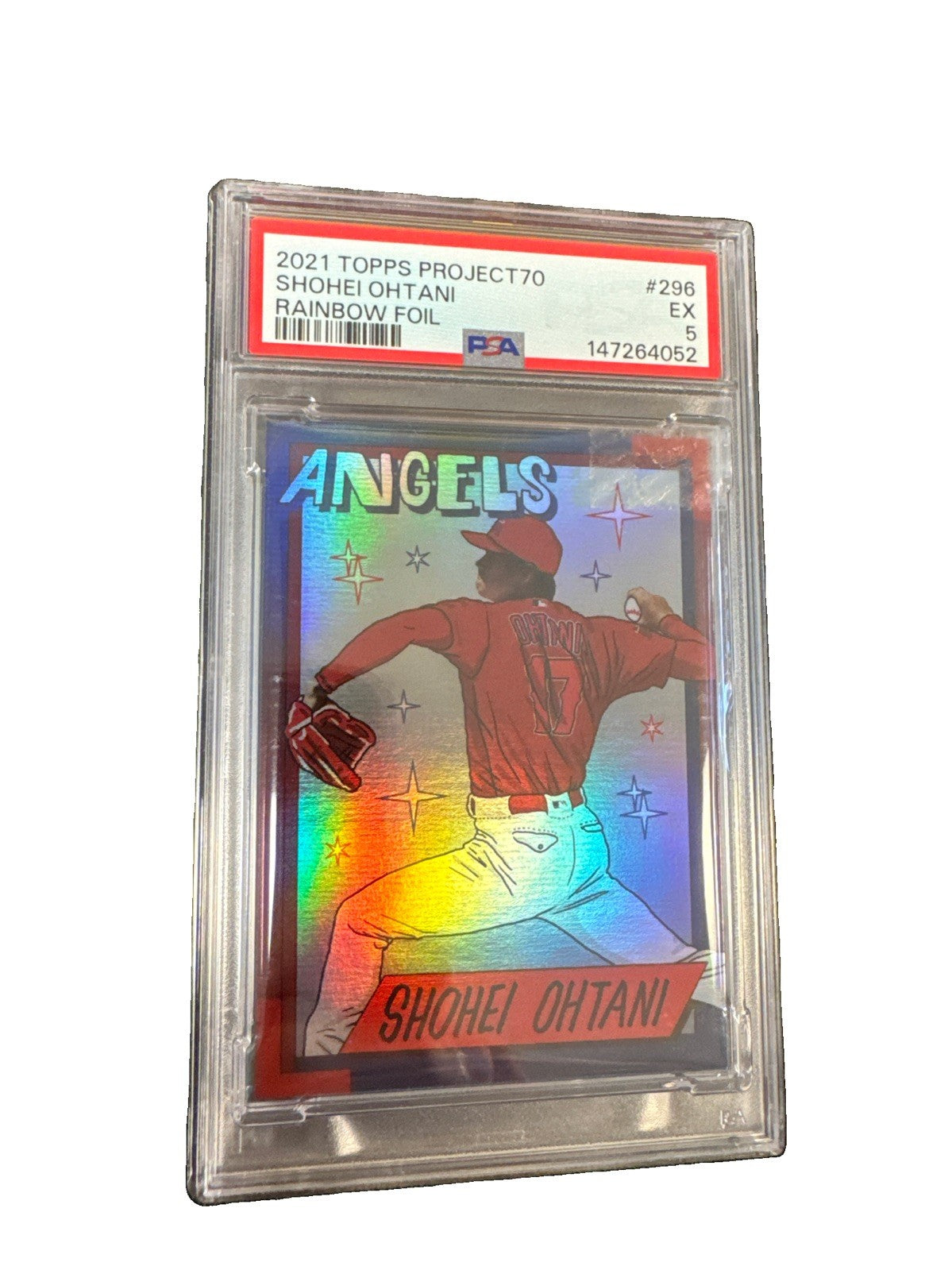2021 Topps Project 70 Shohei Ohtani Rainbow Foil /70 #296