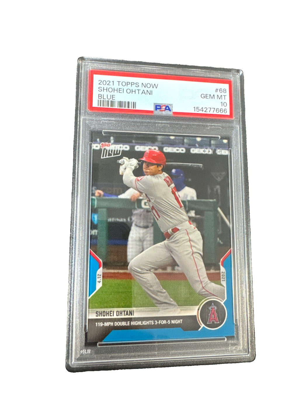 2021 Topps Now - Shohei Ohtani #68 Blue /49 PSA 10