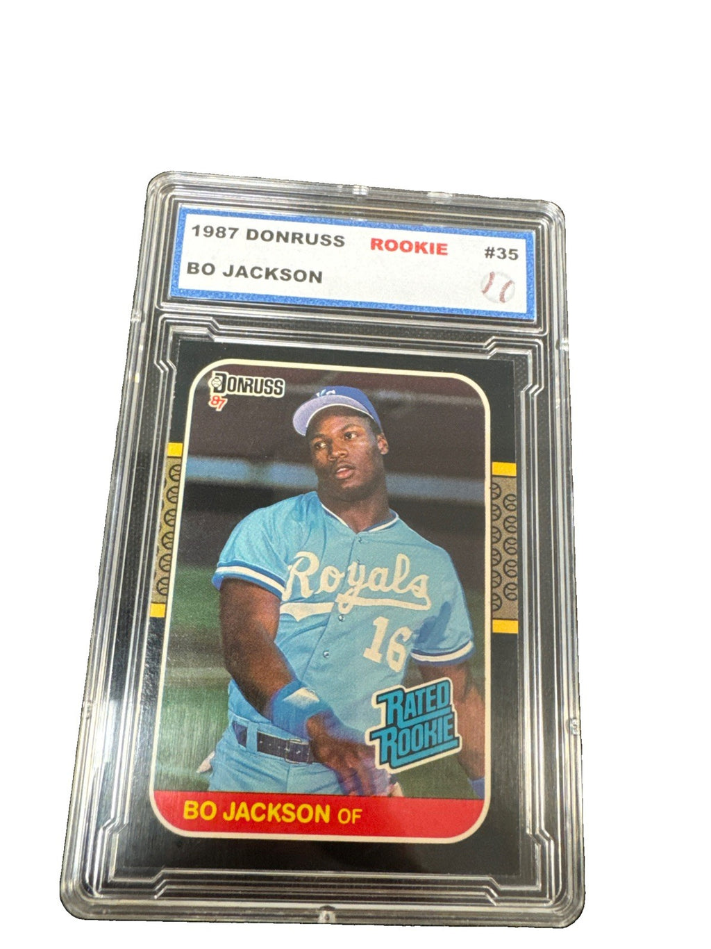 1987 Donruss - Rated Rookie Bo Jackson #35 (RC)
