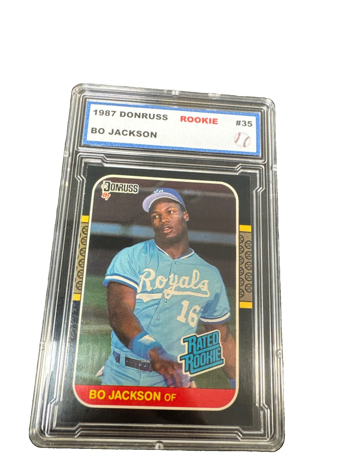 1987 Donruss - Rated Rookie Bo Jackson #35 (RC)