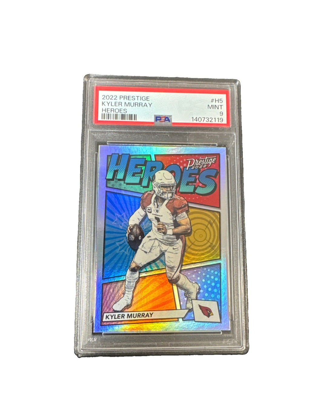 KYLER MURRAY 2022 Panini Prestige HEROES Holo #H-5 PSA 9