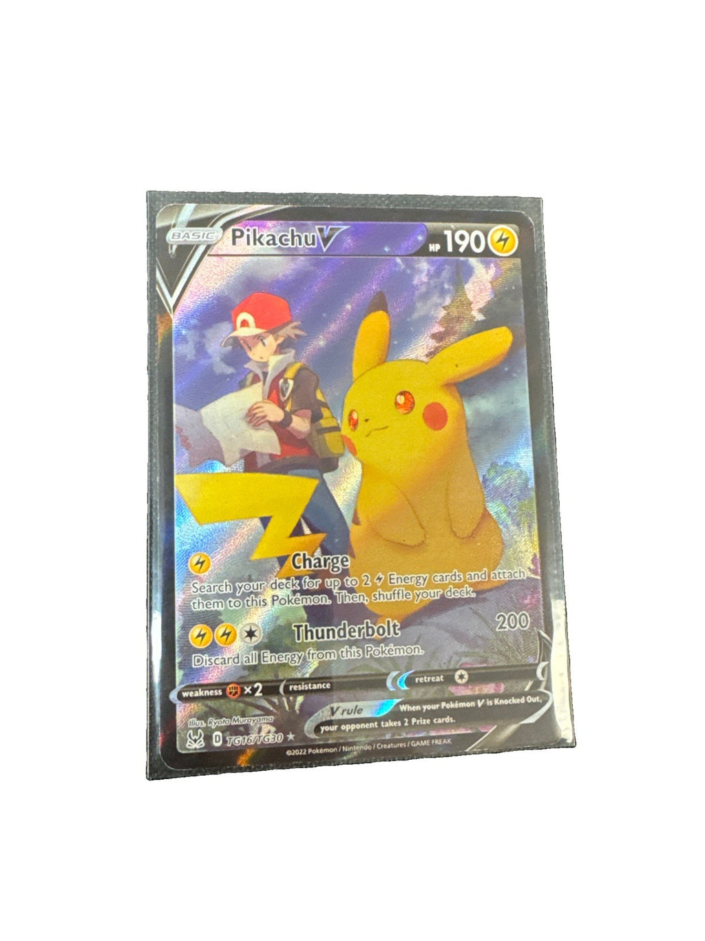 Pikachu V TG16/TG30 Swsh11: Lost Origin Trainer Gallery Holo