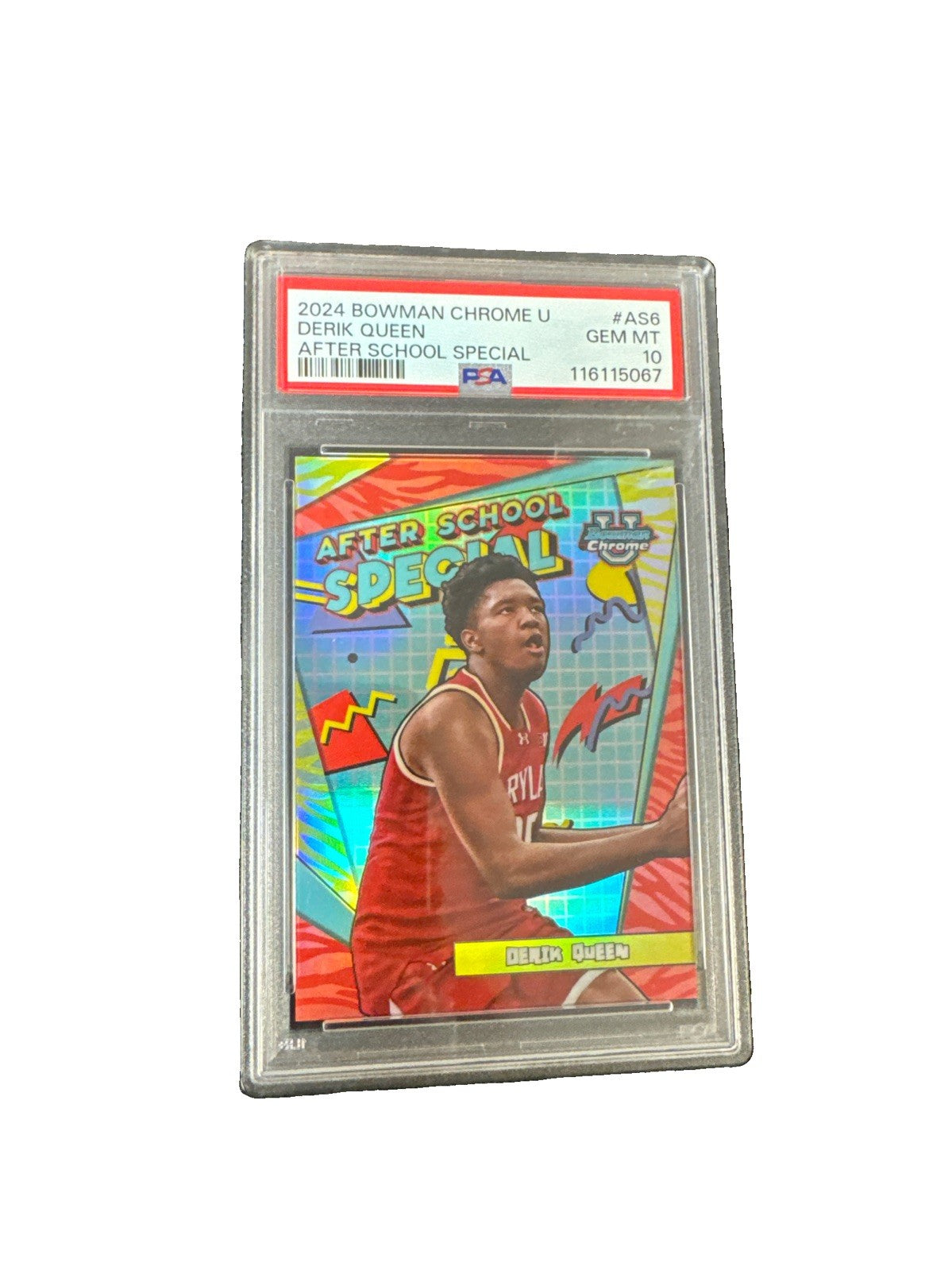 2024-25 Bowman Chrome U - After School Special Derik Queen #AS-6 (RC) PSA 10