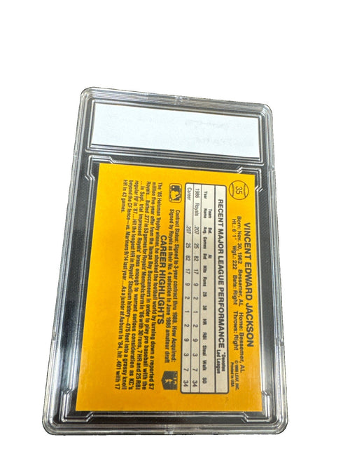 1987 Donruss - Rated Rookie Bo Jackson #35 (RC)