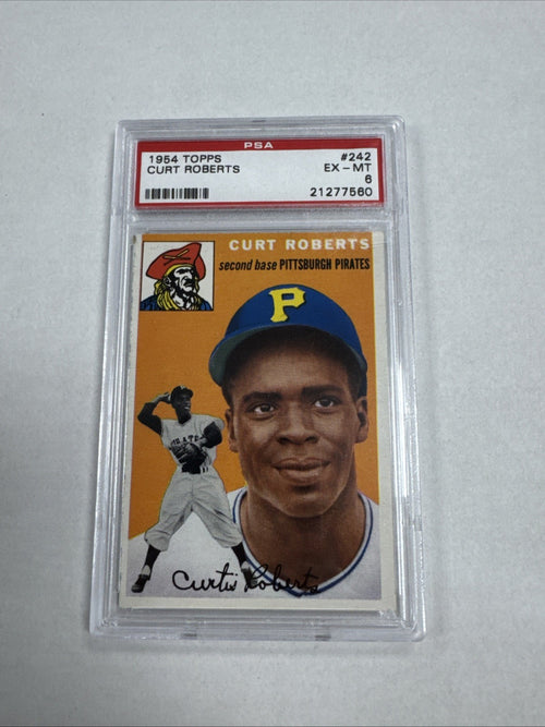 1954 Topps - Curt Roberts #242 (RC) PSA 6