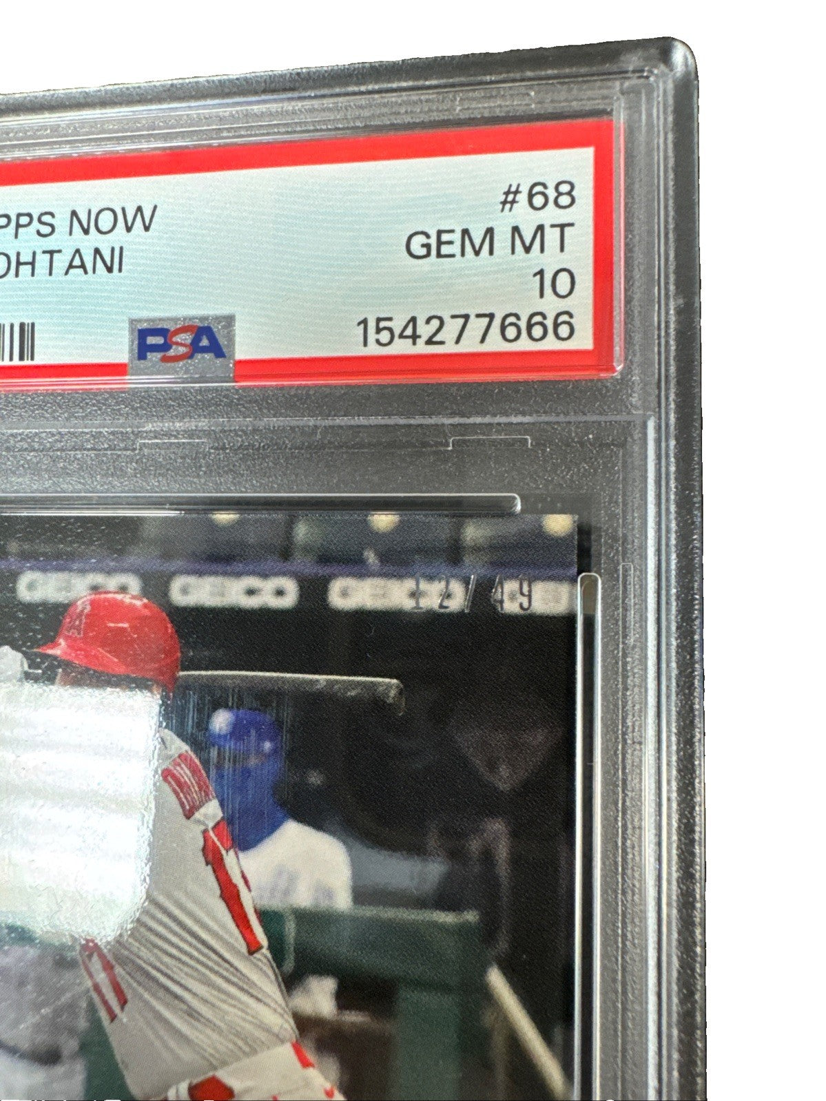 2021 Topps Now - Shohei Ohtani #68 Blue /49 PSA 10