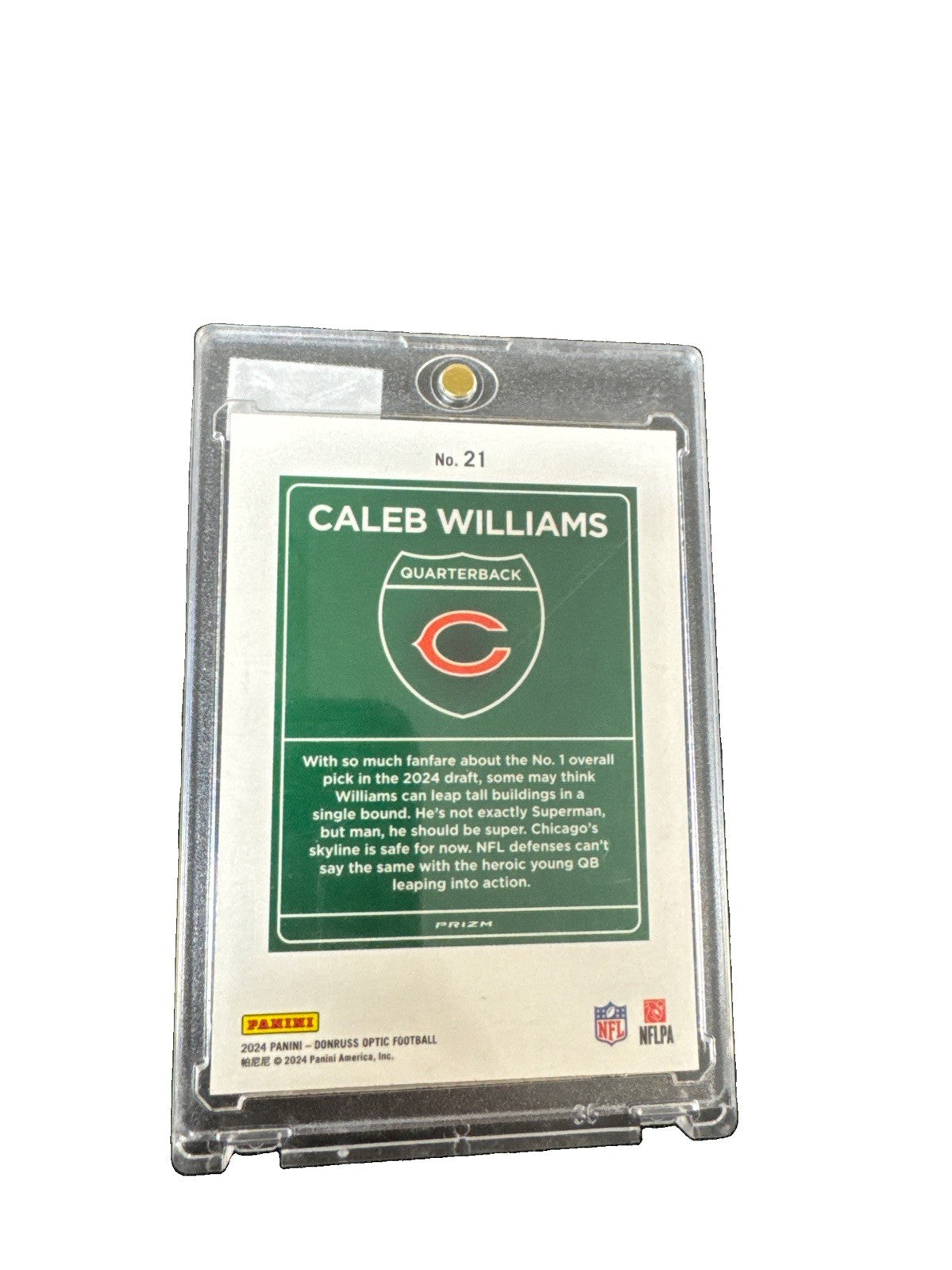 2024 Panini Donruss Optic - Downtown! Caleb Williams #21 (RC)