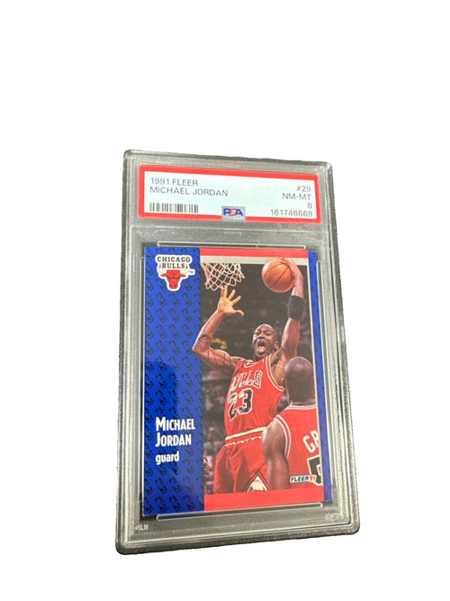 1991 Fleer - Michael Jordan #29 PSA 8