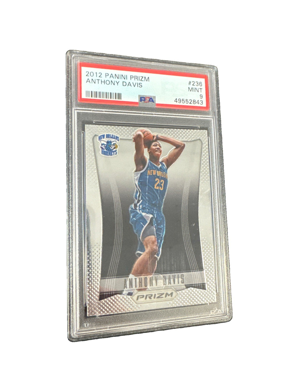 2012 Panini Prizm #236 Anthony Davis Rookie PSA 9
