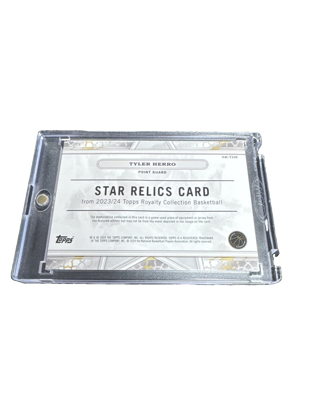 Tyler Herro Star Relics Game Worn Memorabilia /10