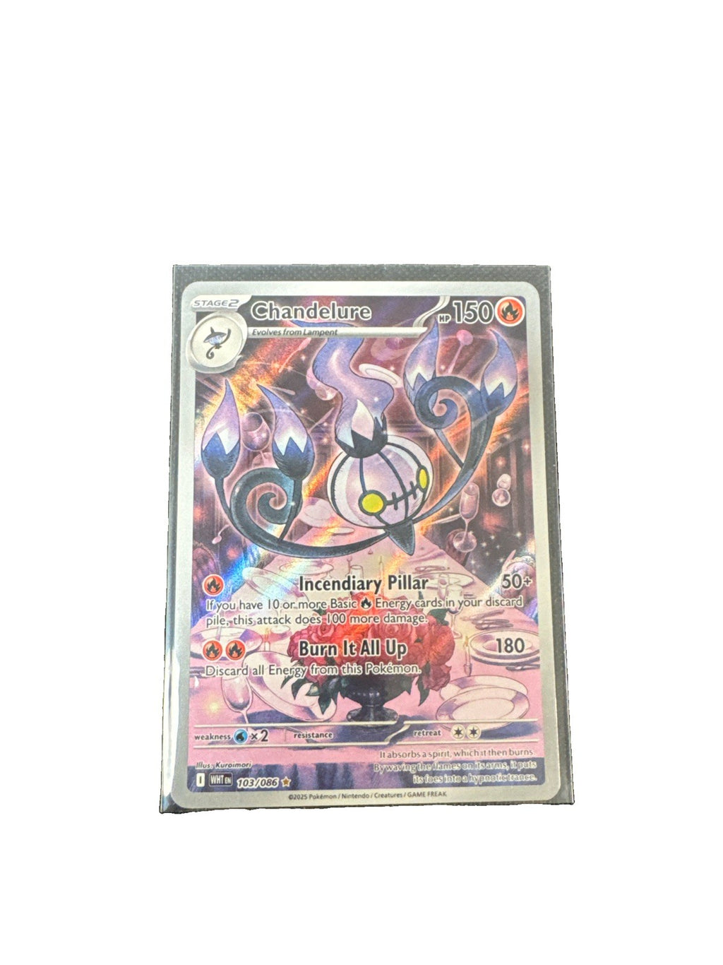 Chandelure 103/086 Sv: White Flare Holo