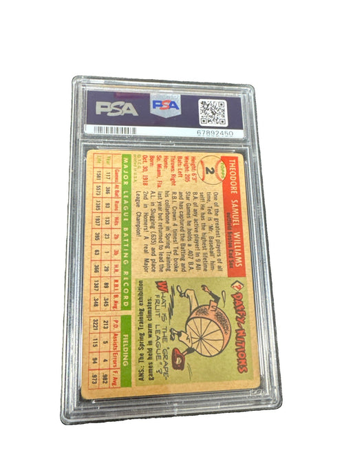 1955 Topps - Ted Williams #2 PSA 1.5