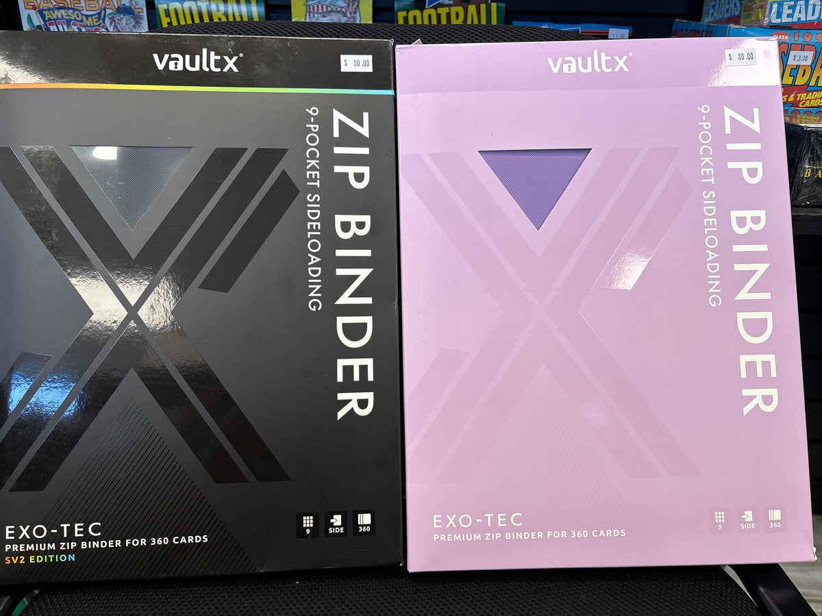 Vault X zip Binder 9 pocket side loading