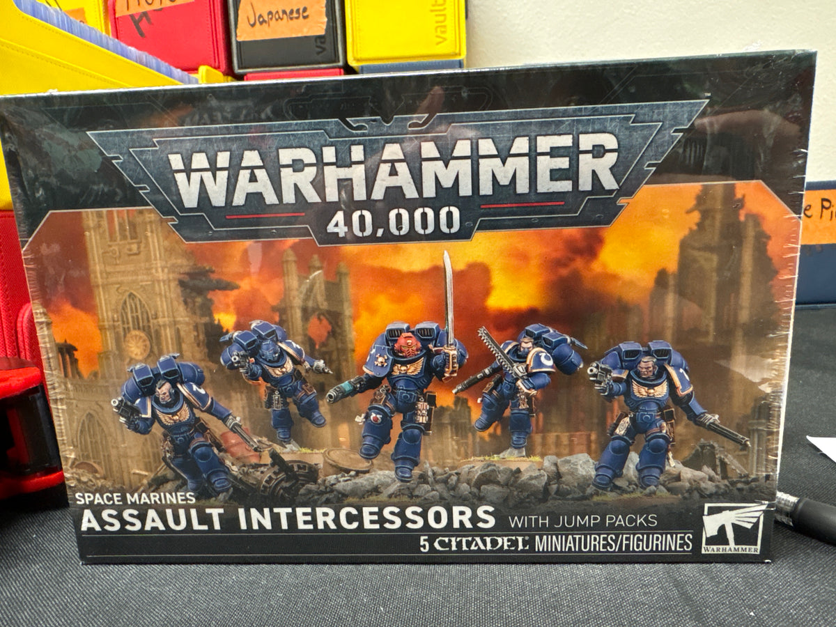 Warhammer 40,000 Space Marines Assault Intercessors with jump packs 5 Citadel