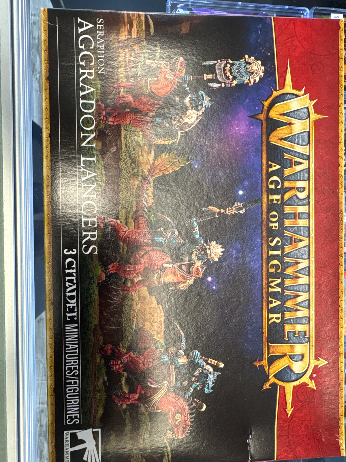 Warhammer age of Sigmar Seraphon aggression lancers