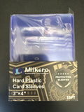 Mlikero hard plastic Card sleeves 3”x4” 25 pack