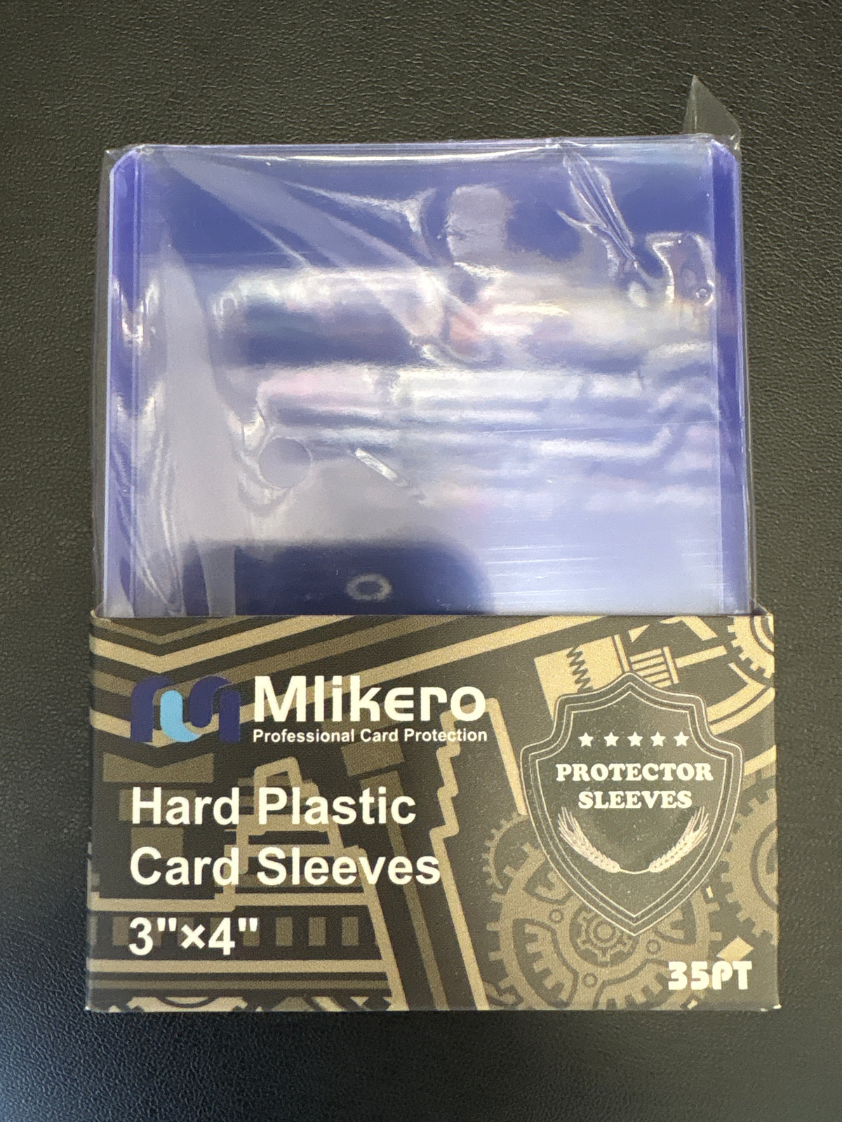 Mlikero hard plastic Card sleeves 3”x4” 25 pack