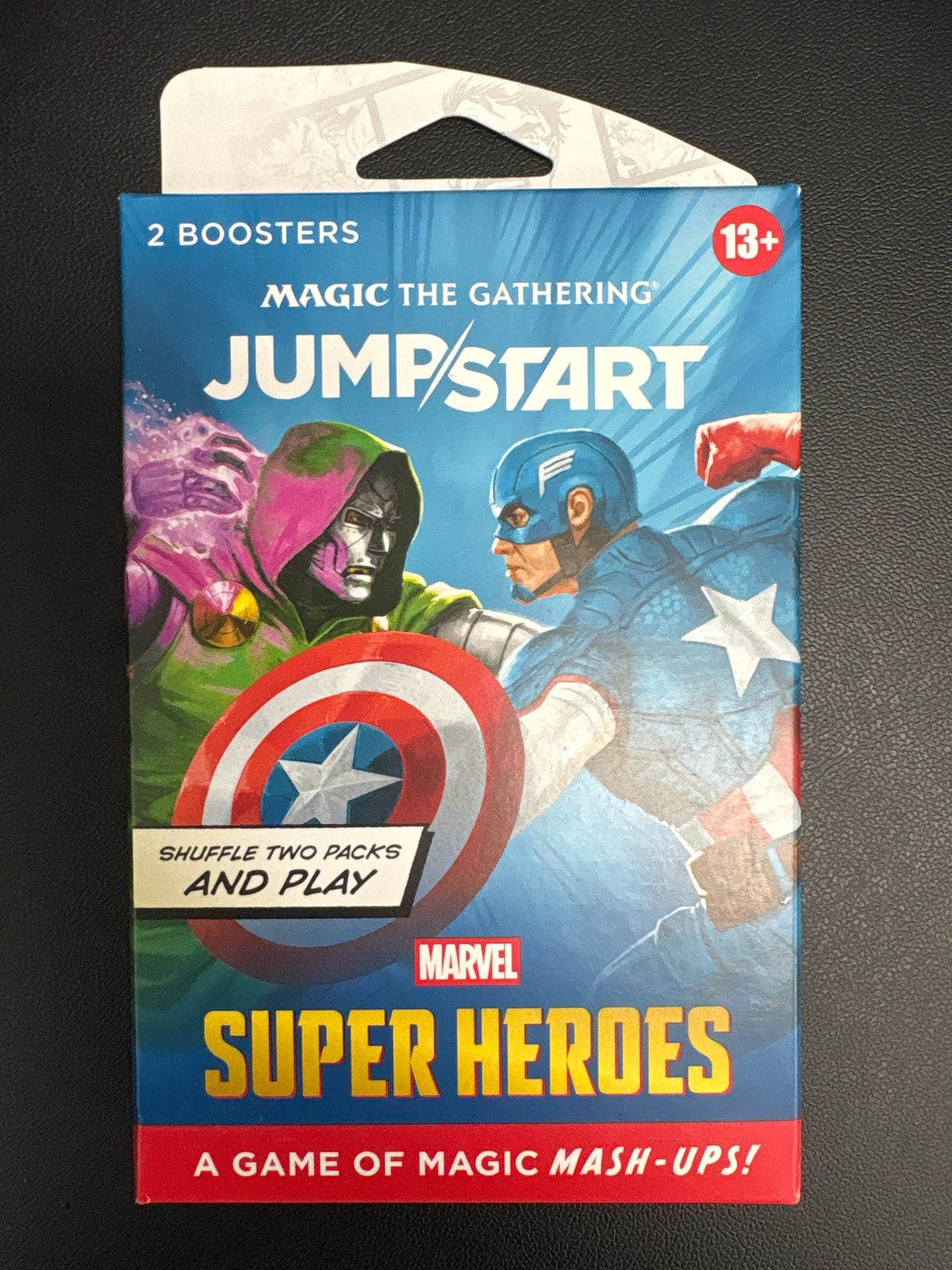 Magic the gathering jump start marvel Super Heroes hanger box