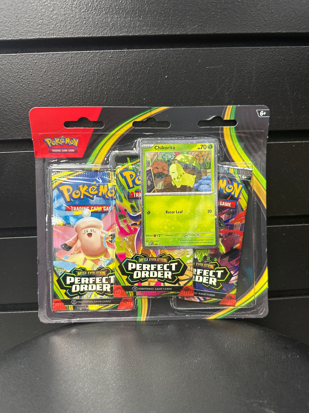 Pokémon Mega Evolution Perfect order 3 booster pack with promo