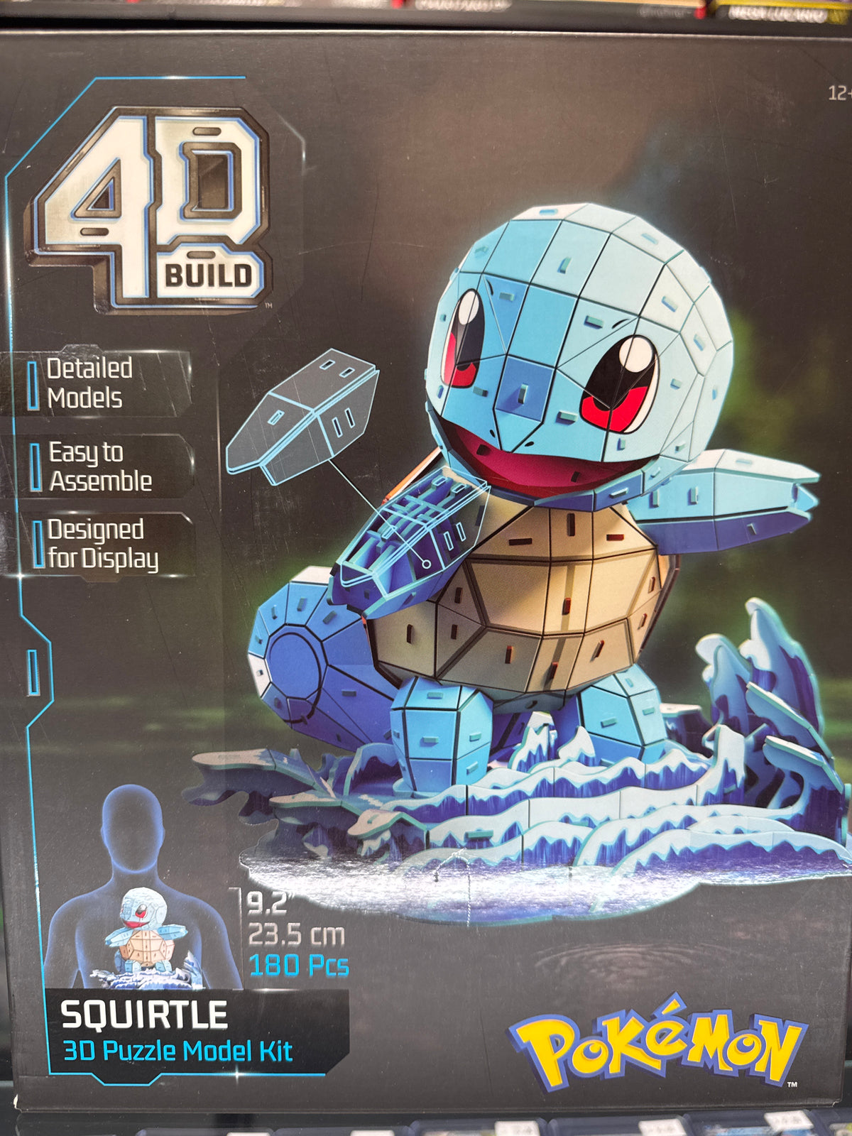4D Build Pokémon Squirtle 3D Puzzle Model Kit