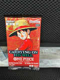 One Piece Carrying on his will single booster pack