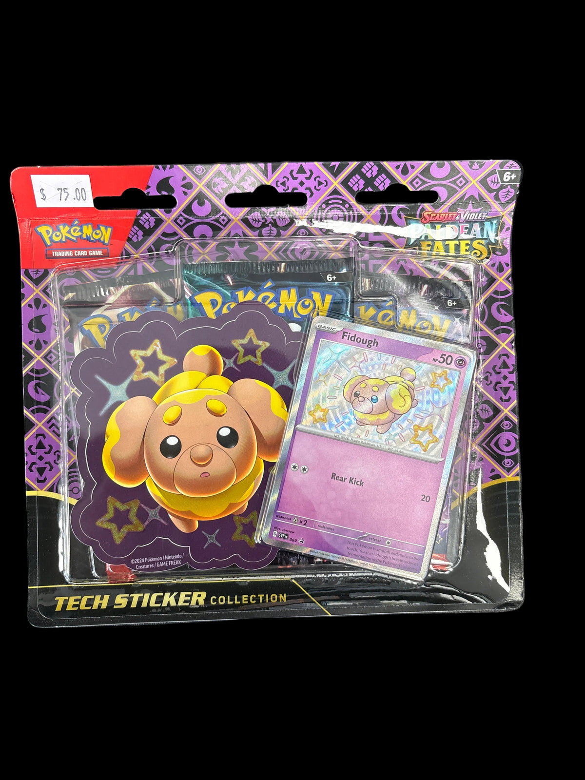 Scarlett & Violet Paldean Fates sticker collection hanger pack