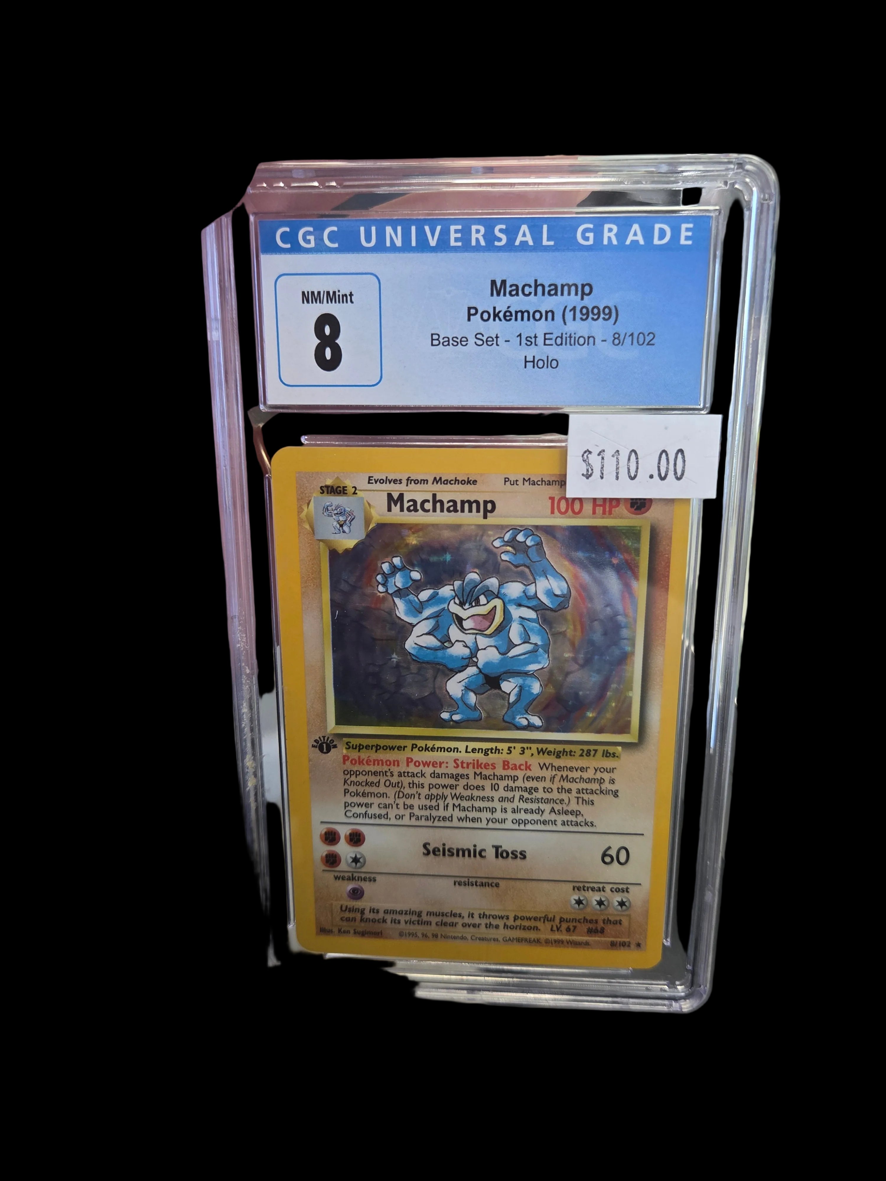 Machamp Pokémon (1999) base set