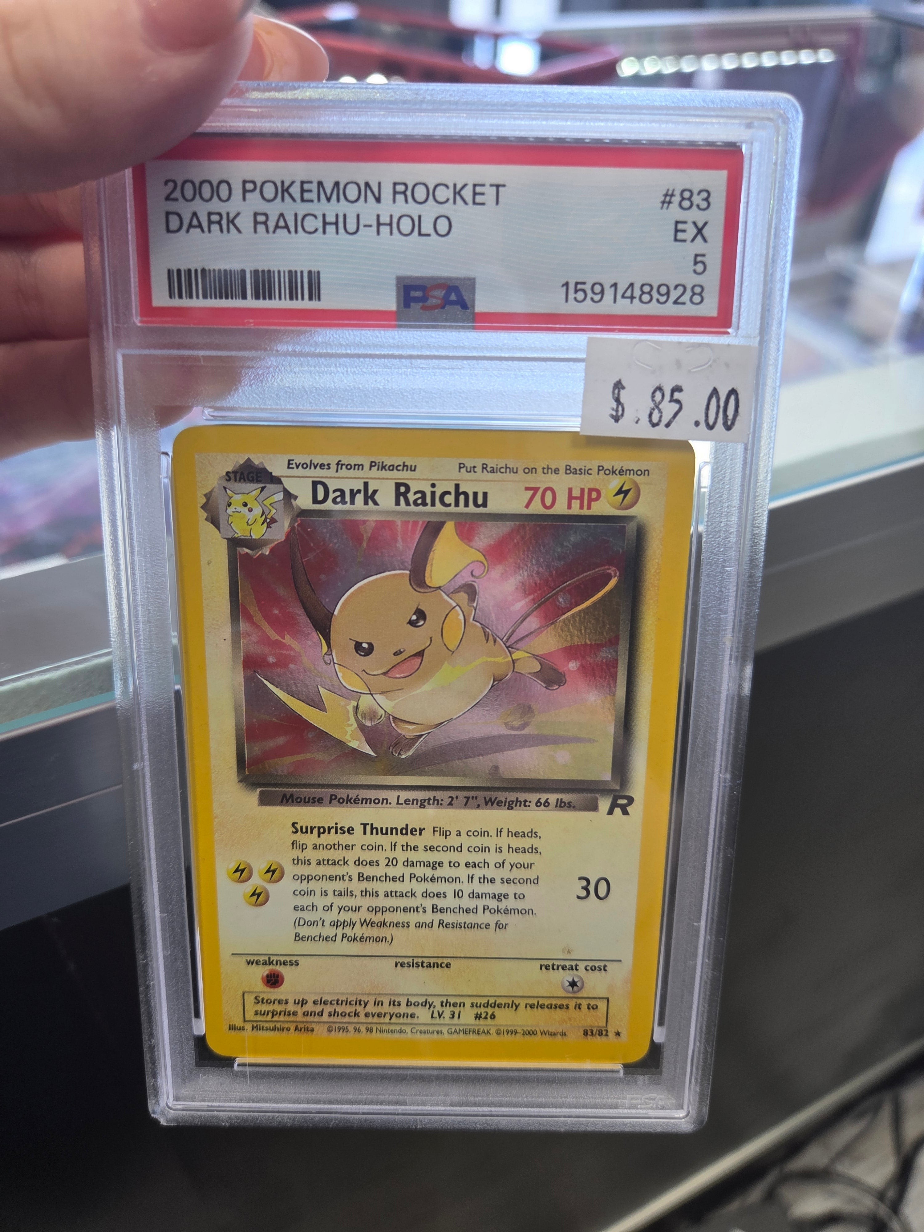 2000 POKÉMON ROCKET DARK RAICHU - HOLO