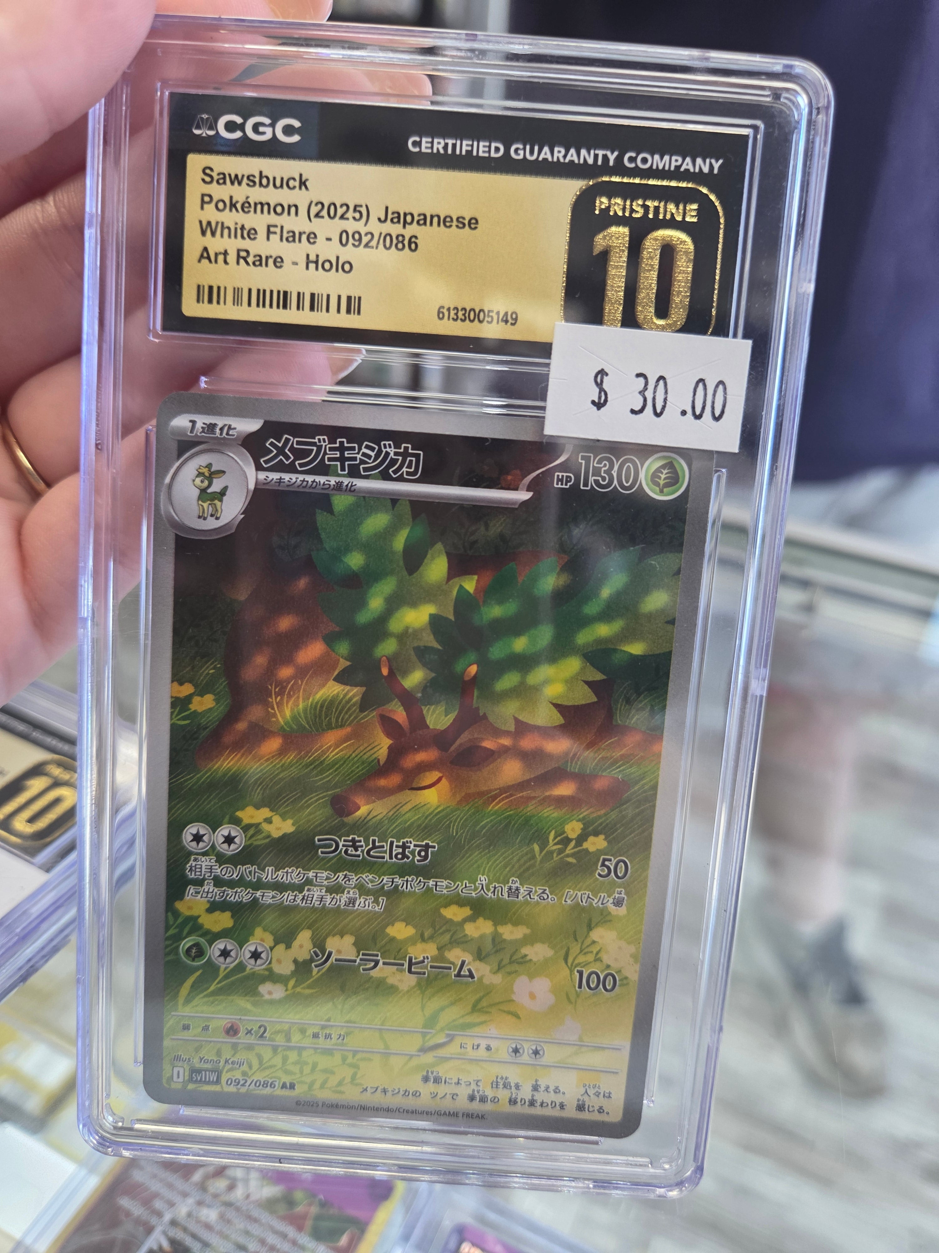 Sawsbuck Pokémon (2025) Japanese white flare