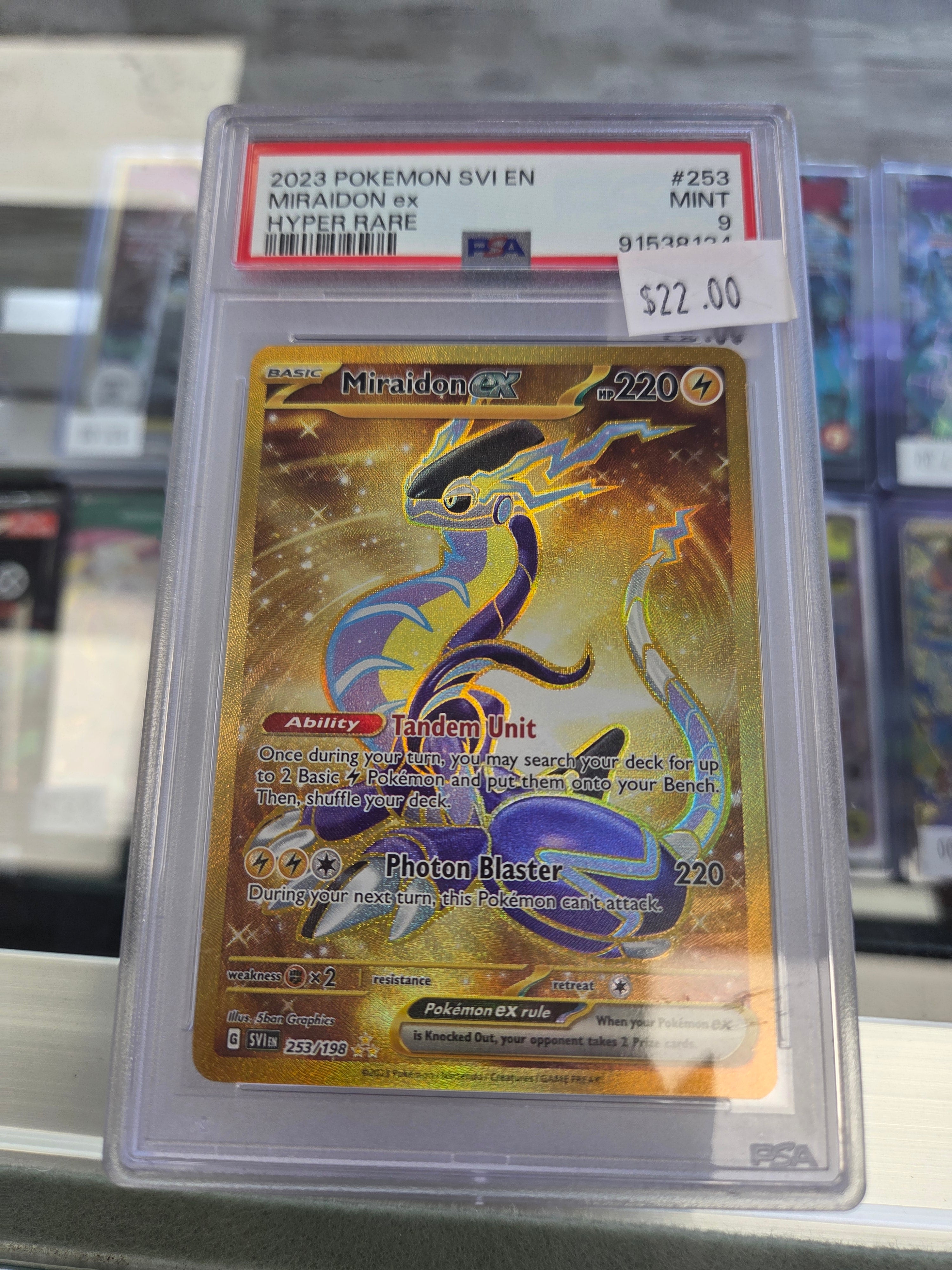 2023 POKÉMON SVI EN MIRAIDON ex HYPER RARE