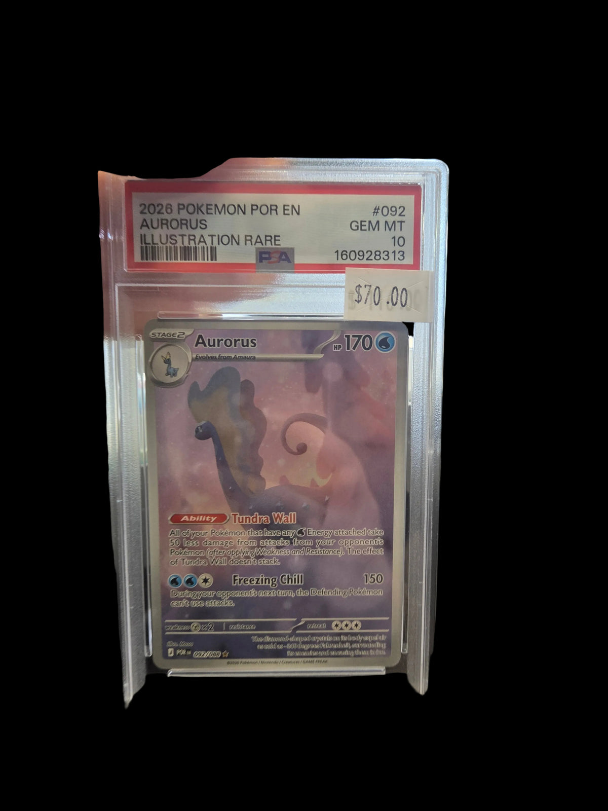 2026 POKÉMON POR EN AURORUS ILLUSTRATION RARE
