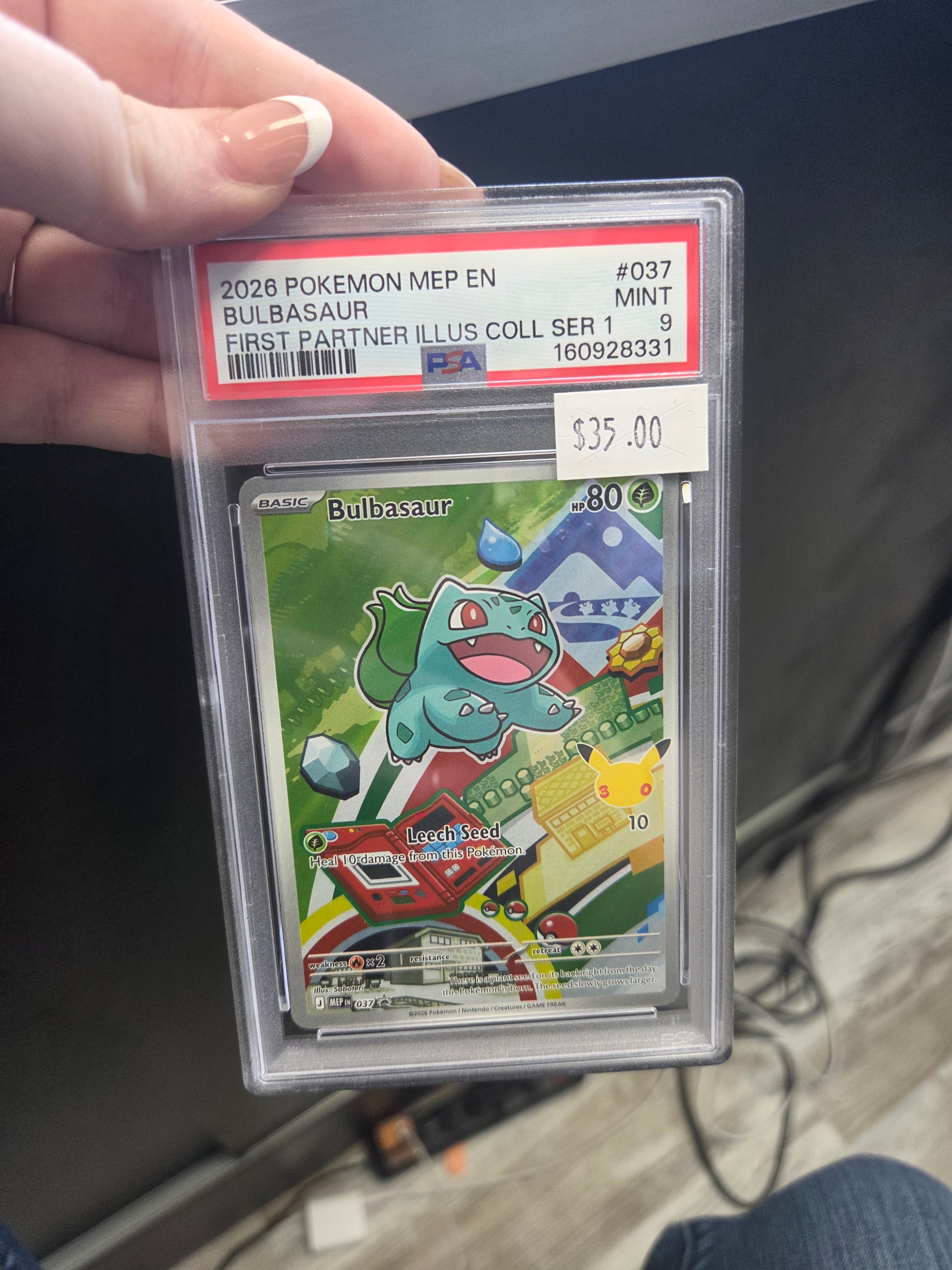 2026 Pokémon mep en bulbasaur first partner illus coll ser 1