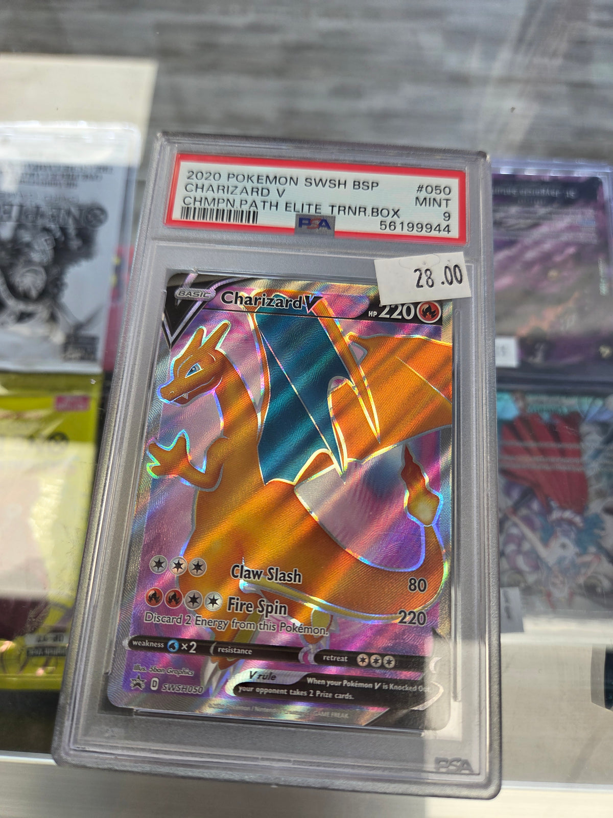 2020 Pokémon swsh bsp charizard v chmpn. Path elite trnr box