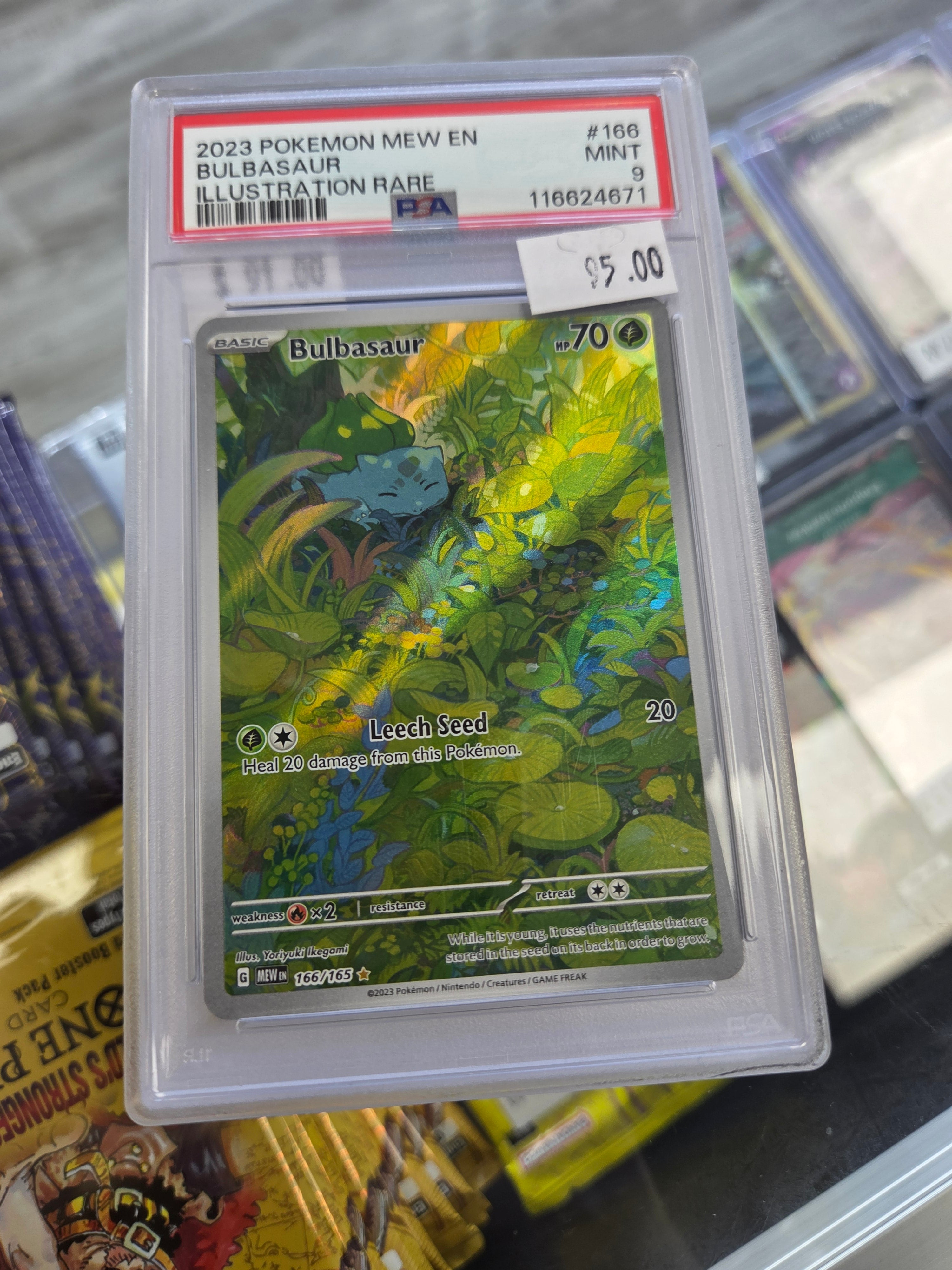 2023 POKÉMON MEW EN BULBASAUR ILLUSTRATION RARE