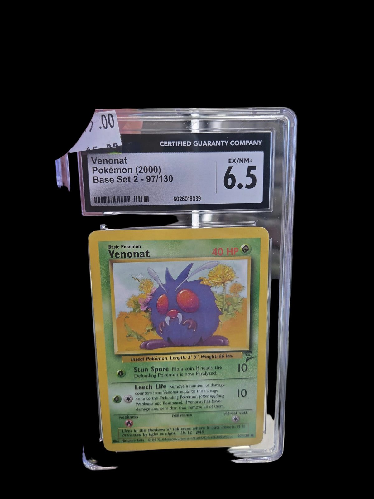 Venonat Pokémon (2000) base set 2