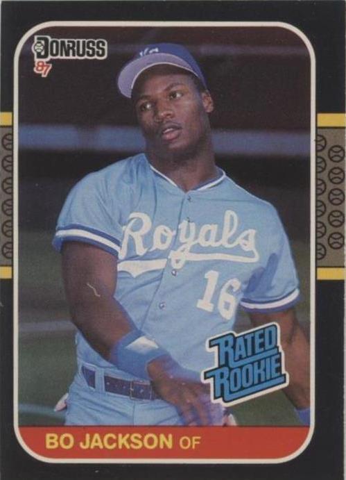 1987 Donruss - Rated Rookie Bo Jackson #35 (RC)