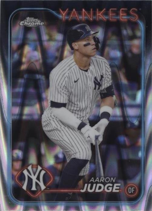 2024 Topps Chrome - Aaron Judge #50 RayWave PSA 9