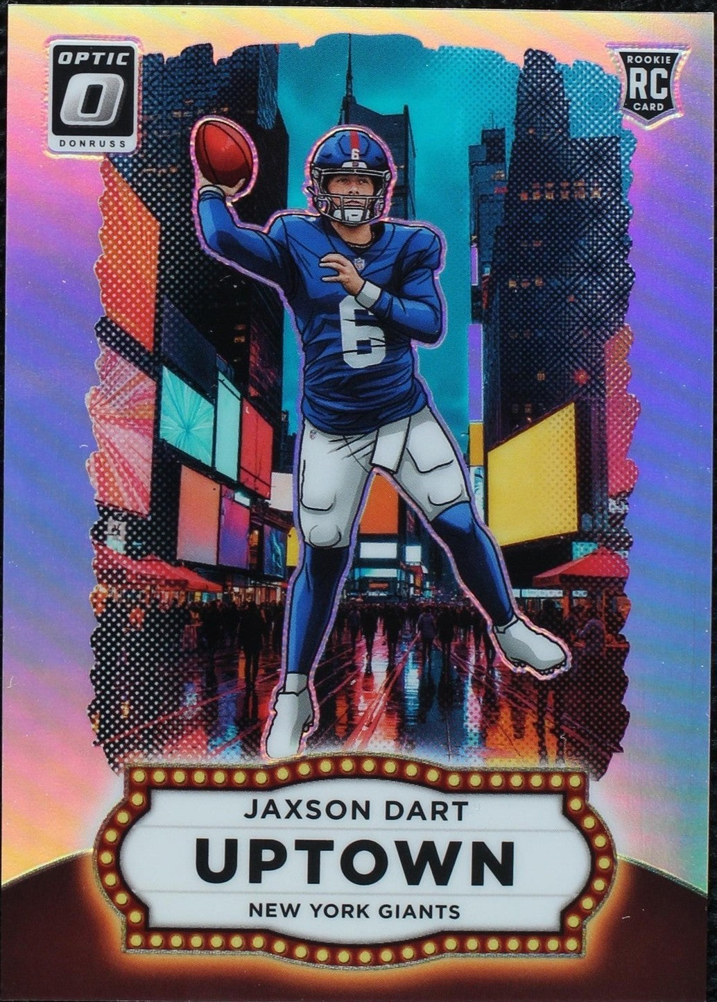 2025 Panini Donruss Optic - Uptowns Jaxson Dart #11 (RC) PSA 8